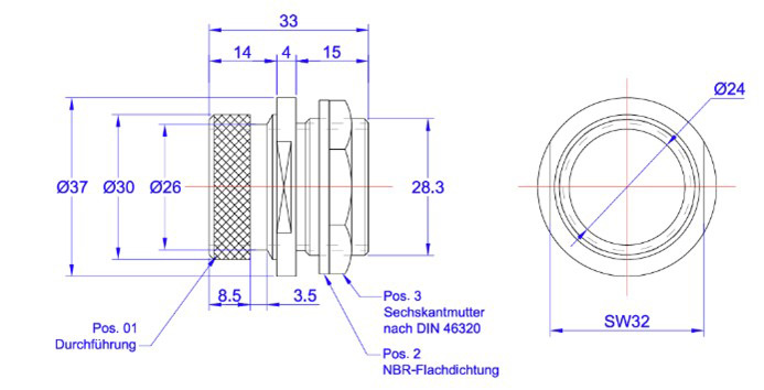 Durchführungsadapter